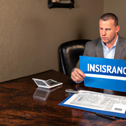 Small business owner reviewing coverage options provided by Allstate Insurance.